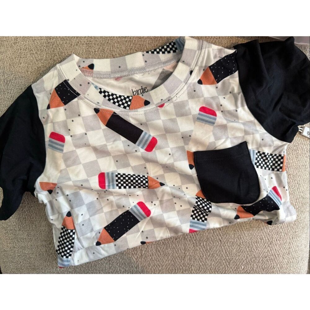 NWT Birdie Bean Bamboo Day Wear Set Booker T-Shirt Set - Picture 6 of 10